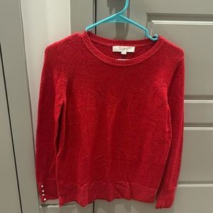 Loft Red Sweater